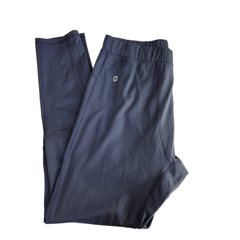 FIGS Womens M_LEGGING Performance Tights Work Wear Blue Size Large‎ NWT